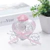 New Candy Present Wrap Fashion Tag Tin Iron Carriage Wedding Favor Boxes Chocolate Party Favor Box 30pcs