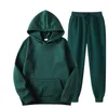 Erkeklerin Trailtsits Düz renkli Erkek Kadın Hoodie Ceket Fashion Street Sıras Setleri Sonbahar Kış Polar Spor Giyim Pantolonları 2022 Multi