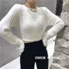Maglioni femminili da donna maglione felte in stile corto