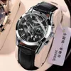 Kajiya brand Watch Men's Steel Band Waterproof Luminous Business Fashion Non Mechanical Full Automatic mens luxury men watches for