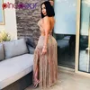 Posinepear Sexy Crochet Tassel Dwukierki Skirt Set Beach Party Dress Summer Basen 2 sztuki Dopasujące zestawy Hurtownie 220421