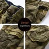 Été hommes coton Cargo Camouflage Shorts vêtements décontracté culotte Bermudes plage survêtement mâle goutte 220715