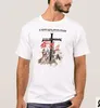 Men's T-Shirts Shadowy Templators Riding In Full Armor Graphic Templer Knight T-Shirt. Summer Cotton Short Sleeve O-Neck Mens T Shirt S-3XL