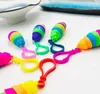 DHL NEW 7CM Caterpillar Toy Declession Declession Toy Snail Slug Slug Keychain's Children's Gift Hisp