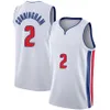 Cunningham 2 Cade Detroits 피스톤 농구 유니폼 Hill 33 Grant Rodman 10 Dennis Thomas 11 Isiah 1998 1999 Jersey