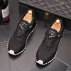 Luxury Men Man Man Suocos de Business Sapatos de Negócios Casual Simples Misture Misterioso Casamento Masculino Barbeiro Oxford Sapato Social