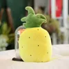 Mini Fruit Dolls Vegetable Plush Toy Apple Banana Strawberry Pepper Orange Watermelon Carrot Pineapple Cherry Simulation LA393