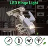Hooks & Rails Wonderlife LED Under Cabinet Light Universal Wardrobe Sensor Armario With Battery Night Lamp For Kitchen CupboardHooks