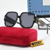 Lunettes de soleil design lettre de luxe Lunettes de soleil pour hommes femmes lunettes de soleil personnalité lunettes résistantes aux UV agréables avec boîte