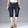 Jeans pour hommes Business Casual Stretch Denim Shorts Nice Summer Men's Trendy Brand Loose Straight Male High-Quality Classic PantsMen's Men '