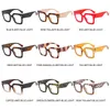 Sonnenbrille Vintage Big Frame Square Lesebrille Damen Herren Modemarke Brillen Transparente Computer BlaulichtbrilleS