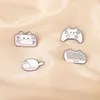 Cute game console mouse headset Brooch cartoon PSP keyboard metal badge girl Pin Hat buckle