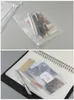 Местный склад A6 Notepbook Binder Binder кожа 6 колец блокнот спираль рыхлые блокноты листья покрывают макарон конфеты дневник для студента