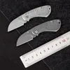 Top Quality Small Pocket Folding Knife 5Cr15Mov Titanium Coated Blade Steel Handle Outdoor EDC Knives