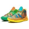 Kyrie 7 Mens Basquetebol Tênis Sneaker 7s Daybreak Visions Pessoas Sala Amarela Ar e Terra Fogo Expressões de Água Zapatos Homem Treinadores Tamanho 7 - 12