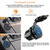 Snabbladdning 3.0 Dual USB Car Charger Socket Waterproof 12V/24V QC3.0 Snabbladdning Power Outlet med Touch Switch P19