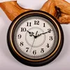 Zegar ścienny klasyczny zegar stylu retro tradycyjny kwarc cichy amerykański prosta dekoracja domu do studiowania salonu el el