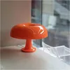 Italy Designer Led Mushroom Table Lamp for el Bedroom Bedside Living Room Decoration Lighting Modern Minimalist Desk Lights 220526