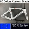 road carbon frame painted