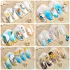 12 latticeBox Kit de décorations pour ongles de style bleu mer Mélange d'étoiles de mer Aurora Shell Flake Conch Pearl Rivets Marine Summer Nail Adorn2875286