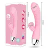 NXY vibratorer Julang Tongue Contraction Shock Fashion Double-Heed Vibrating AV Stick Female Masturbator Sex Toy Massage 0407