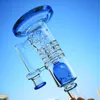 Einzigartige Ratsche Barre Perc Inverted Duschkopf Wasserpfeifen Torus Bongs 14mm Innengewinde Dickes Glas Bong Öl Dab Rigs Farbige Wasserpfeifen mit Schüssel YQ02