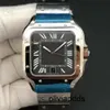 2022 Novos relógios quadrados 40mm Genebra Genebra Selógios mecânicos de aço inoxidável Caice e bracelete Moda MENS RESPOSTA MASCOME