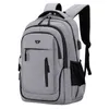 Large Capacity Backpack Men Laptop Backpacks 15.6 Ox Black Solid High School Bags Teen College Boy Gril Student Backpack8523 220630