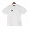 Mens Letter Print T Shirts 블랙 패션 디자이너 여름 고품질 탑 반소매 사이즈 S-XXXL