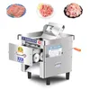 Lådtyp Meat Slicer Commercial helautomatiskt rostfritt stål Lätt att byta ut köttkvarnskivare Dicing Machine Dicer