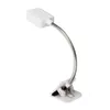 Lampade da tavolo Mini lampada per notebook Lampada da lettura a LED per scrivania Clip flessibile su nero bianco 2 colori tra cui scegliere Tavolo