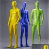 Fashionabla colorf manliga mannequin fl kroppsmän stil modell för display droppe leverans 2021 smycken förpackning jb6qh