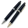 Turning Cap Platinum Line M Ballpoint Pen with black resin fine star with series number