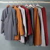 Ethnic Clothing Unisex Cotton&linen Autumn&spring Buddhist Zen Shaolin Monk Martial Arts Tai Chi Uniforms Arhat Lay Suits