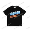 22SS Männer Designer T-Shirts T-Shirt Urlaub Kalifornien Druck Sonnenschein Kurzarm Rundhalsausschnitt Streetwear Aprikosenschwarz xinxinbuy XS-L
