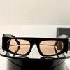 Luksusowe wybieg skrzyżowane okulary przeciwsłoneczne 4412 Męskie damskie modne okulary Marka Ultra szerokie grube świątynie z metalowym projektem dużych liter Top Okulary przeciwsłoneczne