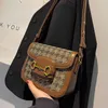 Factory Direct Sale Bag Niche French This Year's Most Popular 2022 New High-grade Sense of Foreign Style Single Shoulder Msenger Color Matching Autumn and Designer