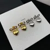 Women Gold Stud Earring Designer Jewelry Brand Heart Studs for Womens Letter C Sier Pendant Earrings Hoops Fashion Premium BOX