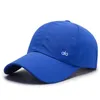 Alo Yoga Baseball Caps Men's And Women's ball cap Fashion Quick-drying Fabric Sun Hat Caps Beach Outdoor Sports Solid Co236G