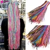 34 "doosvlechten Haarextensies Synthetische Zizi Crochet Long Micro Braiding 24 Strand/Pack Expo City 220610