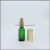 Vorratsflaschen, Gläser, Heimorganisation, Housekee Garden, 5 ml, 10 ml, 15 ml, 20 ml, 30 ml, 50 ml, 100 ml, leere Sprühflasche aus grünem Glas pro Behälter, Ref.-Nr