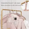 Clothes Duseproof Cover Garment Protector Suit Coat Dust Home Storage Bag Transparent Foldable Hanging Organizer 220427