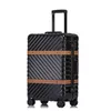 旅行物語アルミニウムフレームトロリースピナーバッグスーツケースホイール付きハンド荷物J220708 J220708