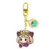 Genshin Impact Kaedehara Kazuha Barbara Gunnhildr Acrylic Keychain Badge Cartoon Cosplay Key Chain Accessories AA220318