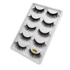 SHIDISHANGPIN 5 pairs 3d mink false eyelashes natural long soft fluffy eyelash extension makeup full strip lash G700