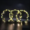 Party Favor Event Supplies Festive Home Garden New Luminescent Valentines Day Simation Flower Foam With Dhceu