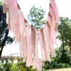 Party Dekoration Muster Europäischen Stil Spitze Leinen Sackleinen String Flaggen Banner Wand Hängen Für Home Hochzeit DekorationParty