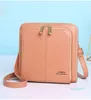 Vintage Crossbody Cowhide Cell Phone Shoulder Bag Leather Messenger Bags Fashion Daily Use For Women Wallet HandBags