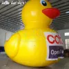 2022 Publicidade de alta qualidade Animal de pato inflável com slogan para exposição feita por Ace Air Art