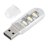 Mini Portable USB -светодиодная книга Light DC5V Ultra Bright Reading Book Lamp 3leds 8leds Lights for Power Bank PC Ноутбук